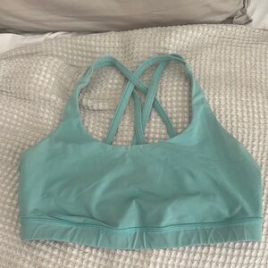 lululemon athletica Cross-Back Sports Bra - Aqua